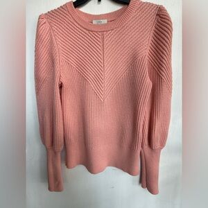 Joie Blush Pink Crew Neck Wool Sweater